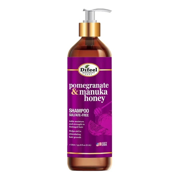 Shampooing sans sulfates à la grenade et au miel de Manuka DIFEEL (Sunflower) (12 oz / 33,8 oz)