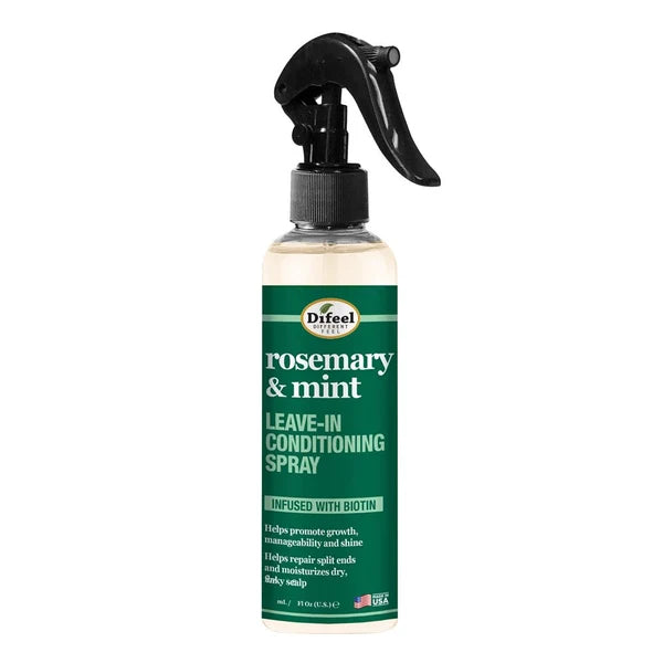 DIFEEL(Sunflower) Rosemary Mint Strengthening Leave In Spray (6oz)