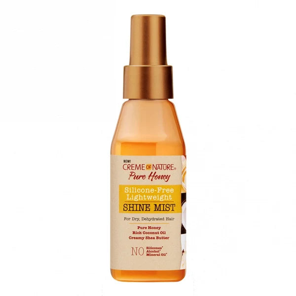 CREME OF NATURE Pure Honey Brume Légère Brillance Sans Silicone (118 ml)