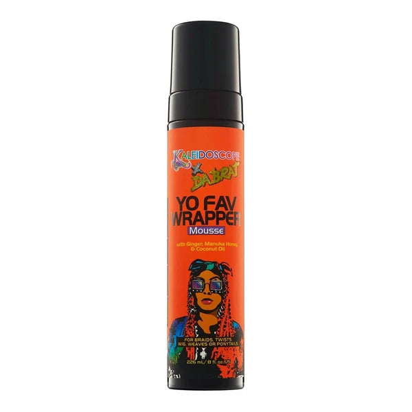 Mousse coiffante KALEIDOSCOPE Da Brat Yo Fav Wrapper (8 oz)