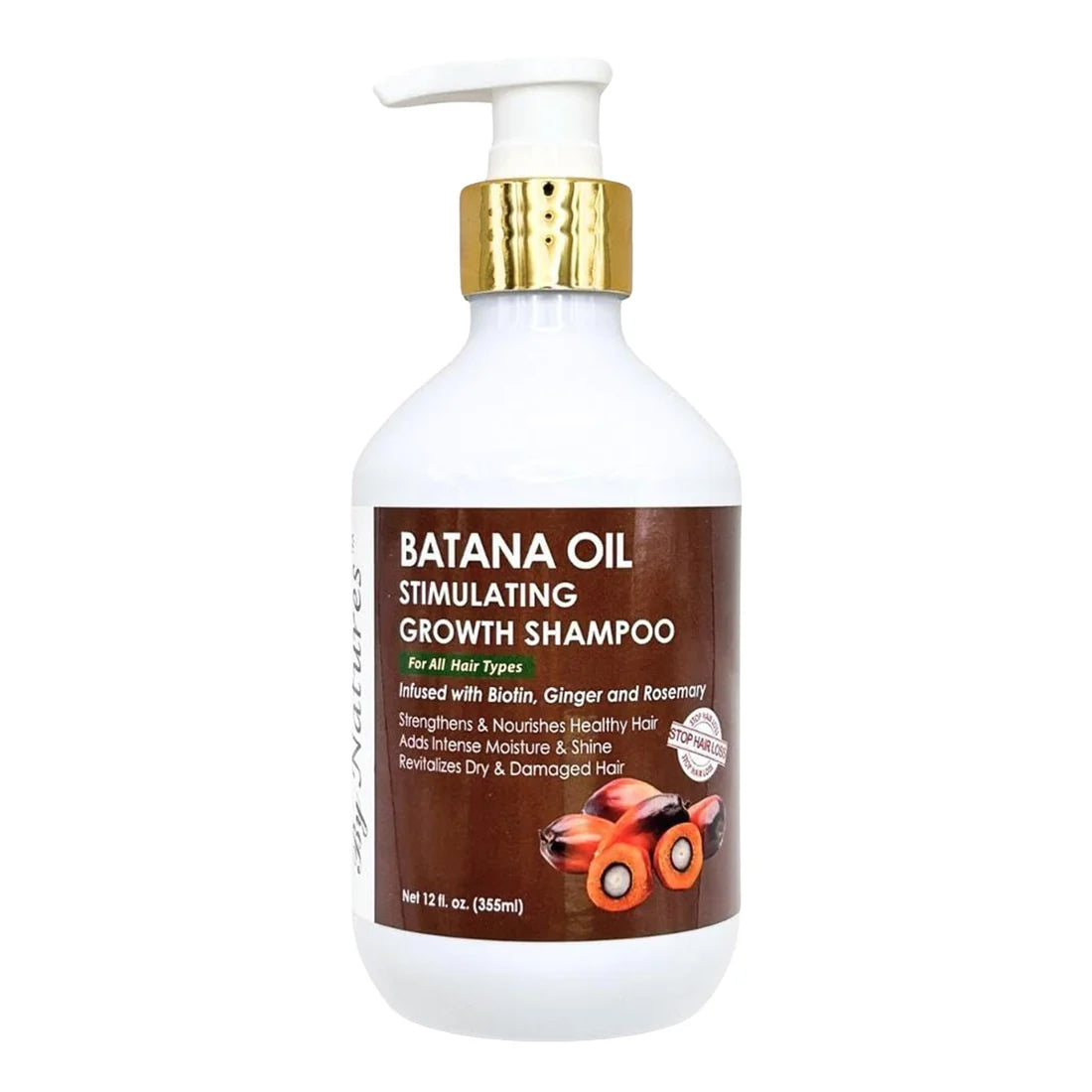 Shampooing stimulant à l’huile de batana BY NATURES (12 oz)