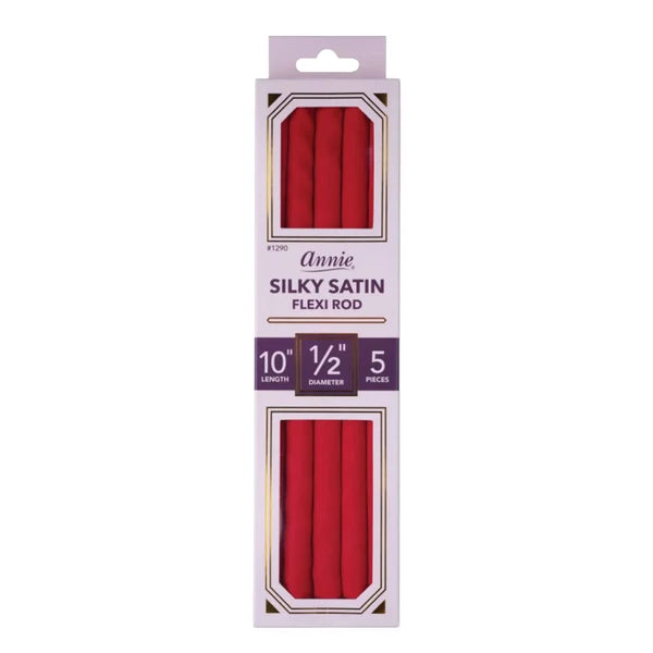 Flexi Rods en satin soyeux ANNIE (10 po) – 5 unités