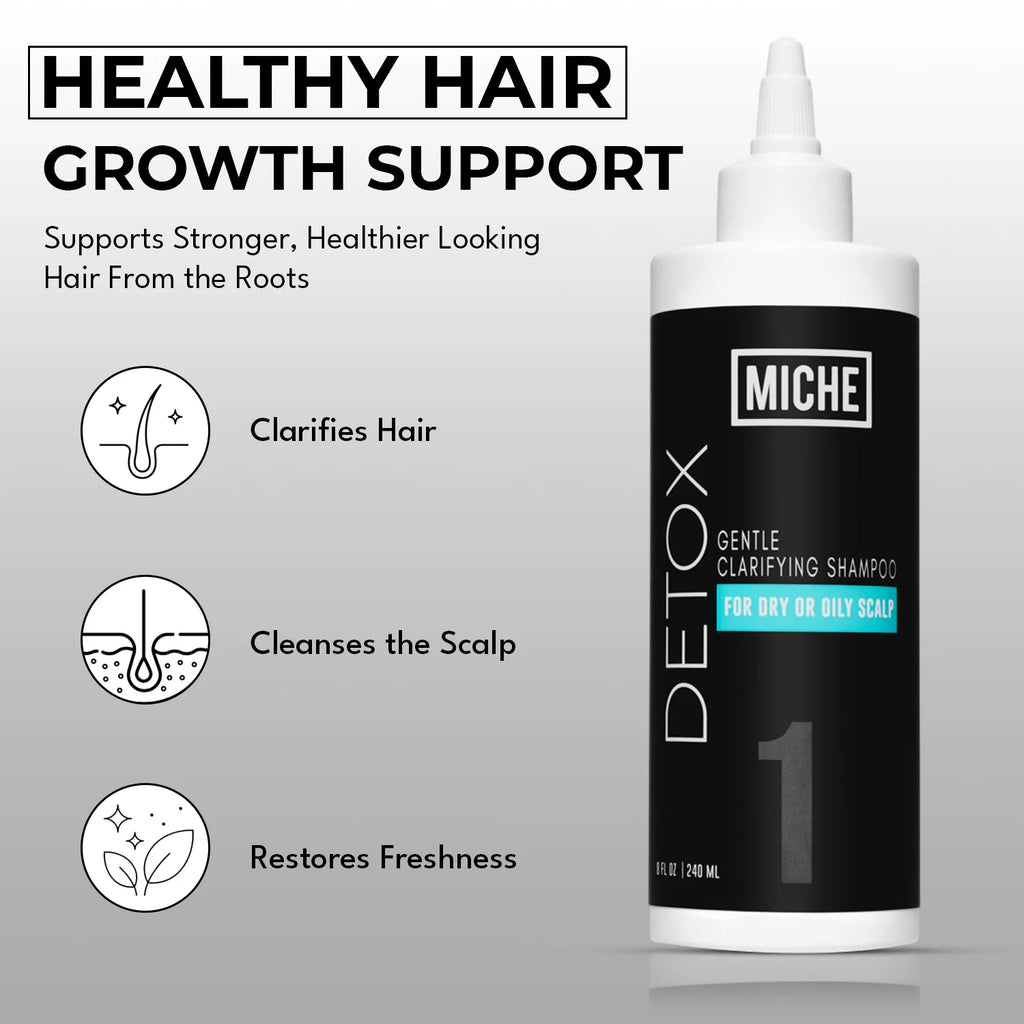 MICHE DETOX Gentle Clarifying Shampoo – 8 fl oz