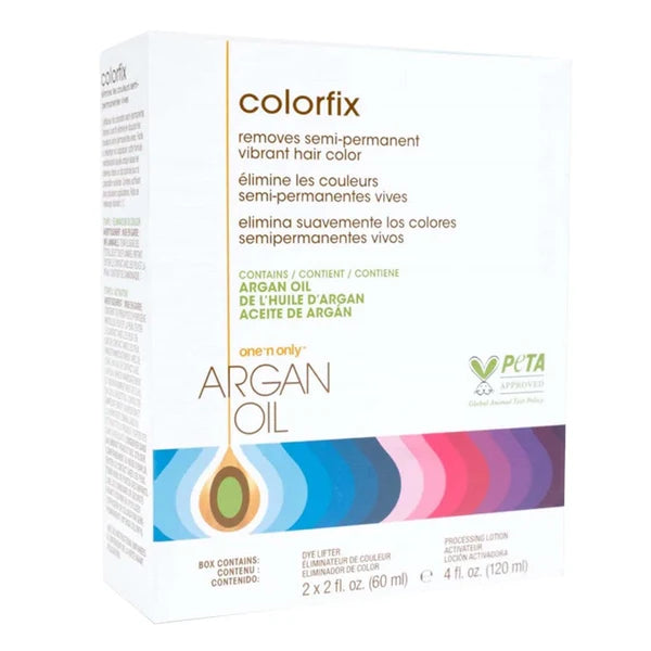 Démaquillant Capillaire Vibrant Semi-Permanent à l'Huile d'Argan Colorfix ONE 'N ONLY