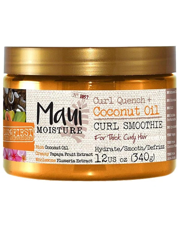 MAUI MOISTURE Lait coiffant Huile de Coco Éclat Boucles (340g)