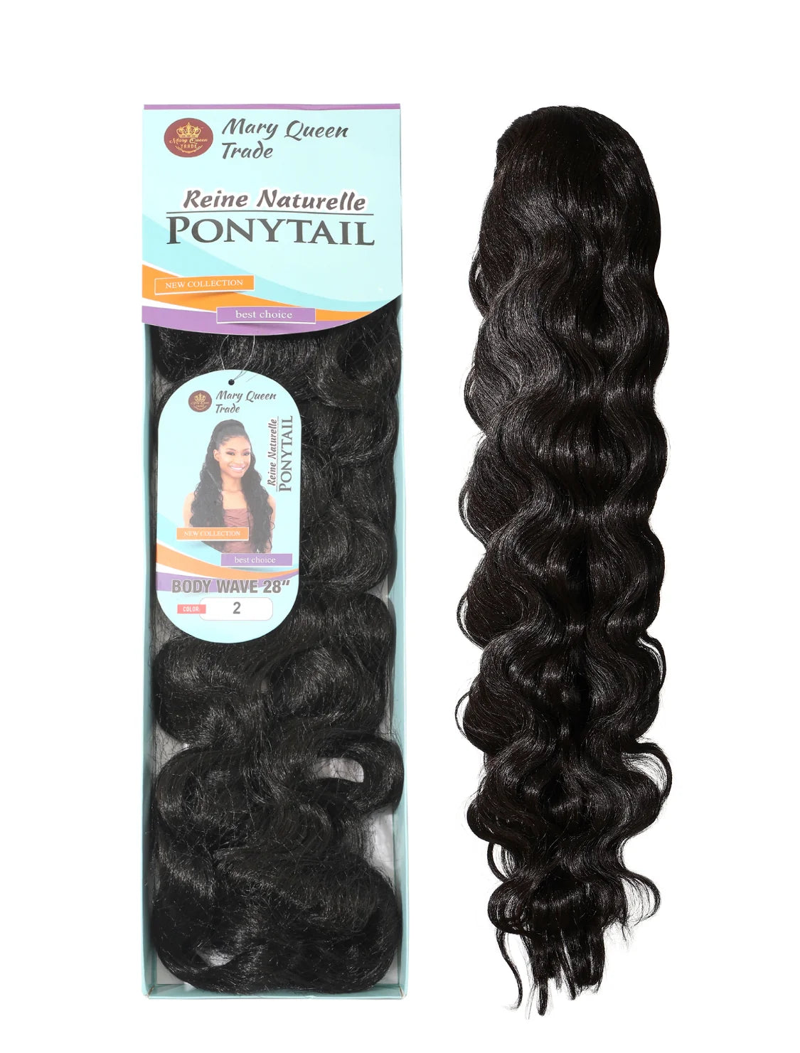 Queue de cheval Body Wave 28 po MARY QUEEN TRADE