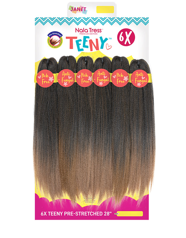Janet Collection Nala Tress 6X Teeny Pré-Étiré 28"