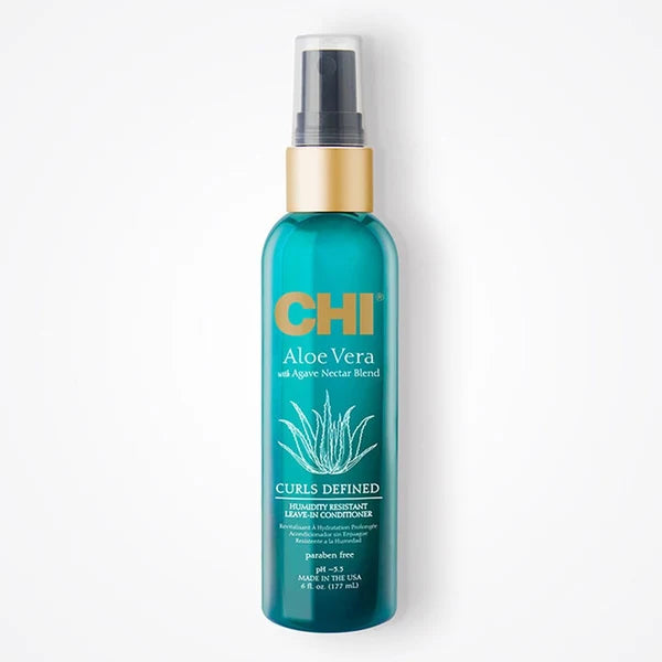 CHI Aloe Vera Après-Shampoing Sans Rinçage Définisseur de Boucles Résistant à l'Humidité (177 ml)