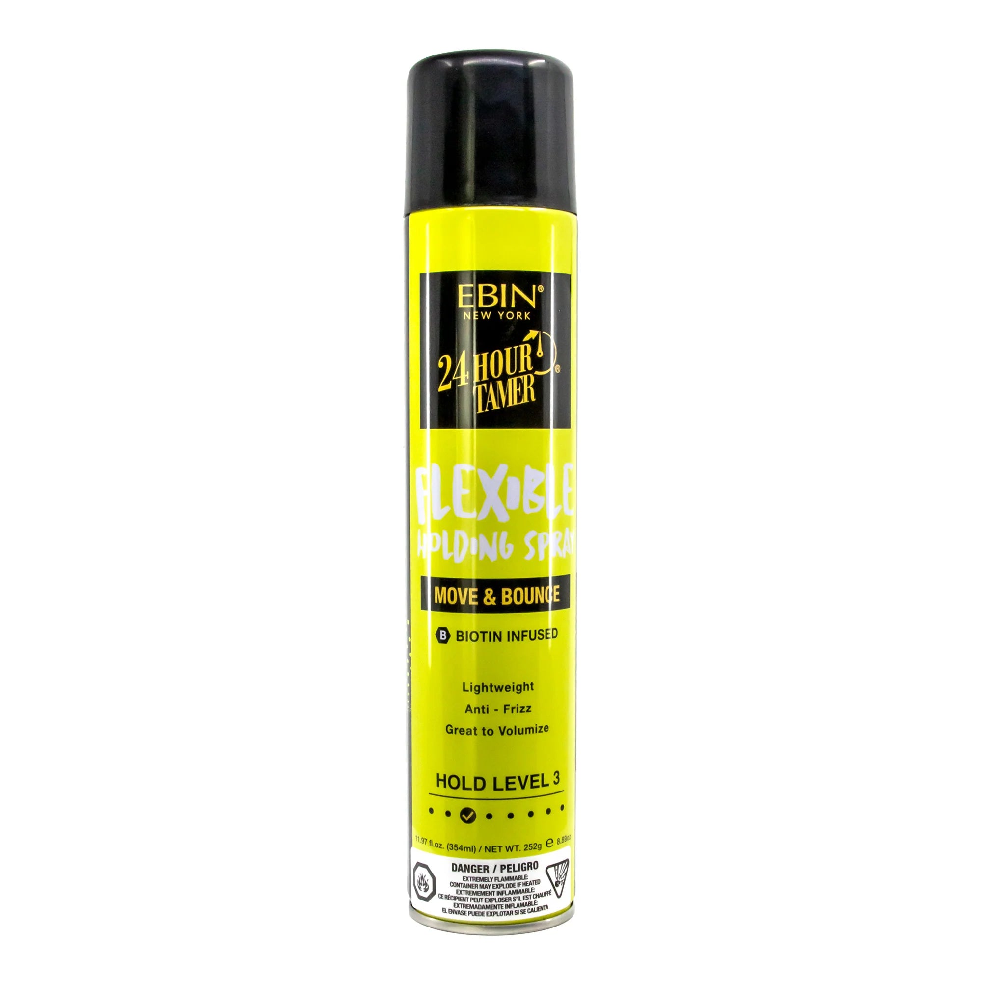 EBIN 24 Hour Tamer Flexible Holding Spray [Level 3 - Move & Bounce] (11.97oz)