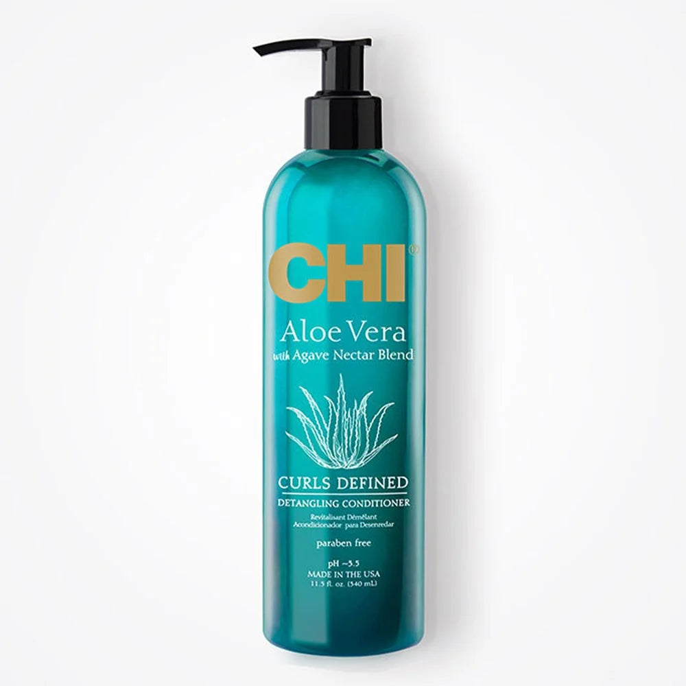 CHI Après-shampooing démêlant définisseur de boucles à l'Aloe Vera (340 ml)