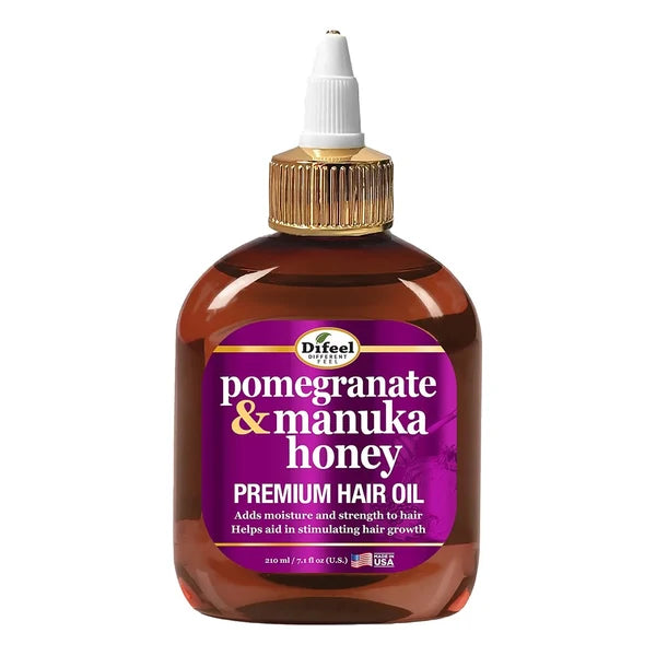Huile capillaire Premium à la grenade et au miel de Manuka DIFEEL 