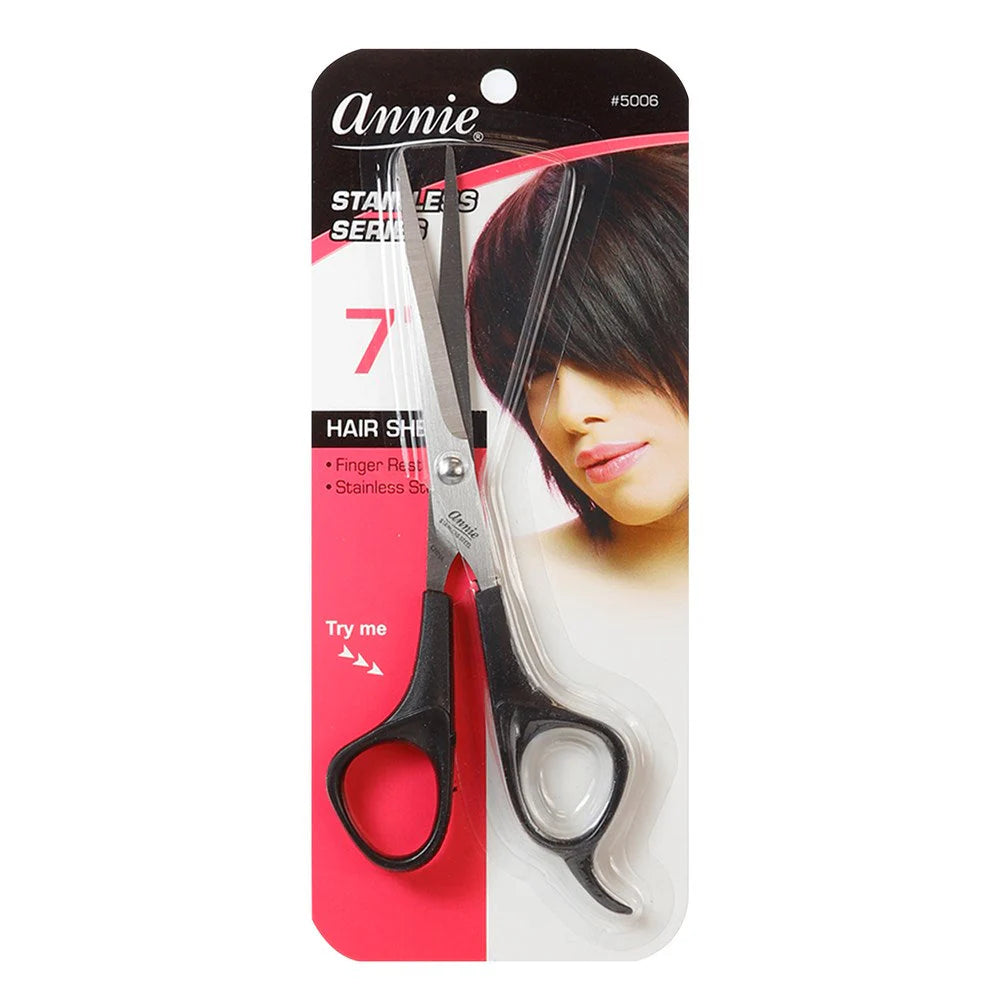 Ciseaux à cheveux ANNIE série acier inoxydable - 18 cm