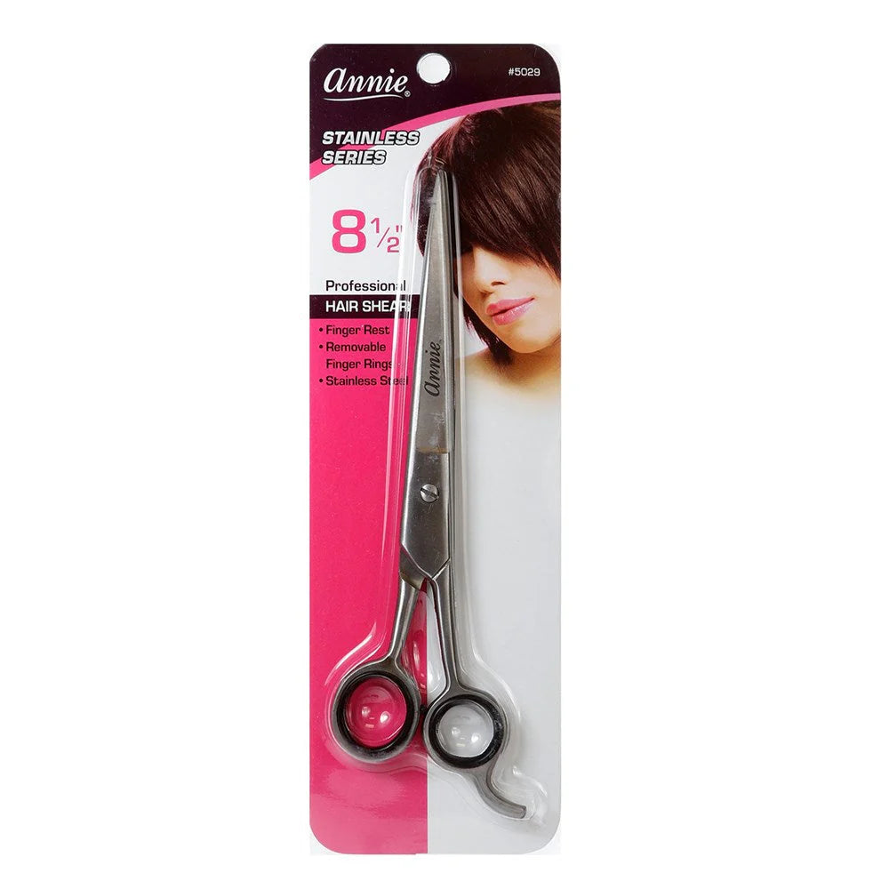 Ciseaux de coiffeur professionnels ANNIE série acier inoxydable - 8,5"