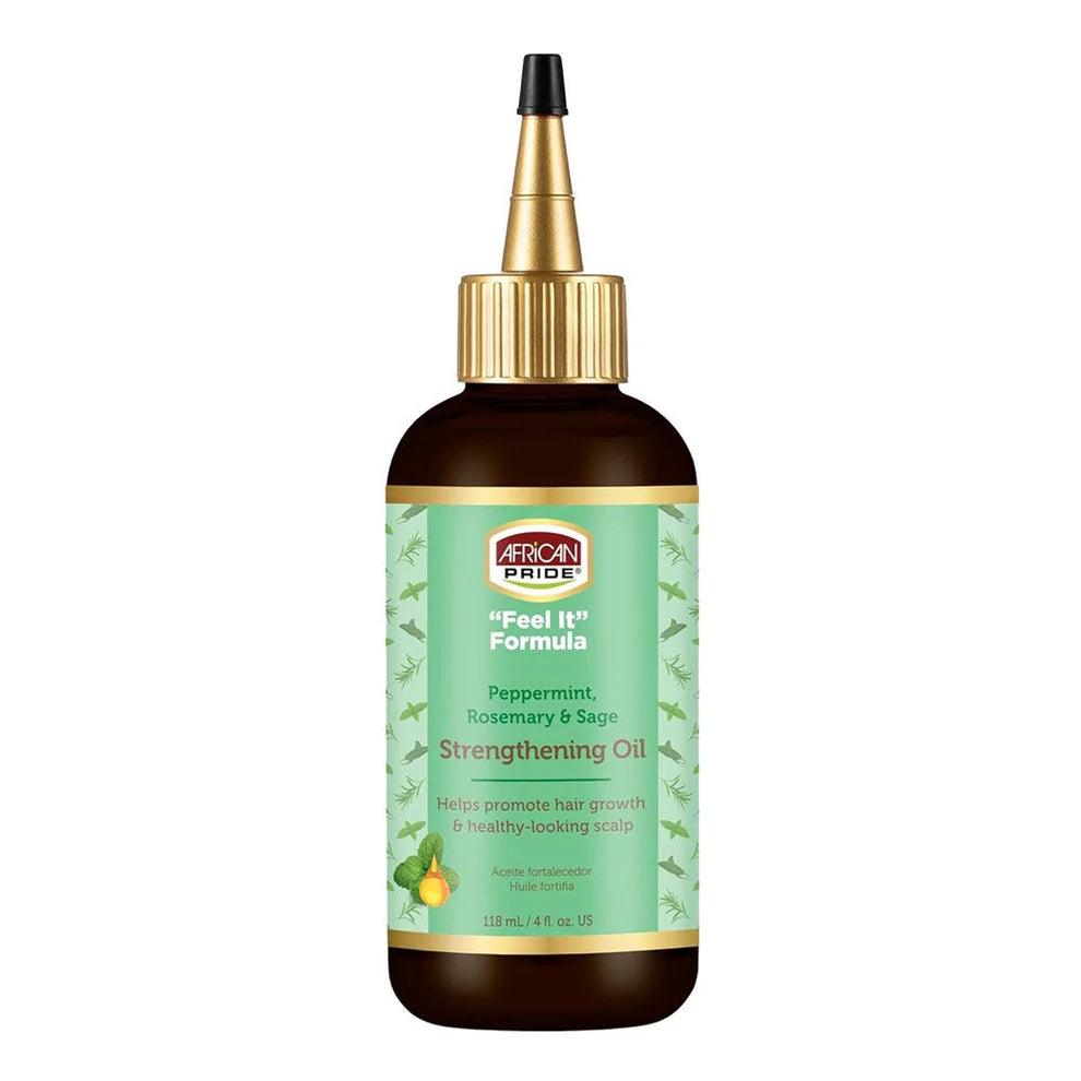 Huile Fortifiante Menthe Poivrée, Romarin et Sauge AFRICAN PRIDE (118 ml)