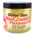 AMPRO Shine 'n Jam Gel [Black Castor & Flaxseed Oil] -16oz