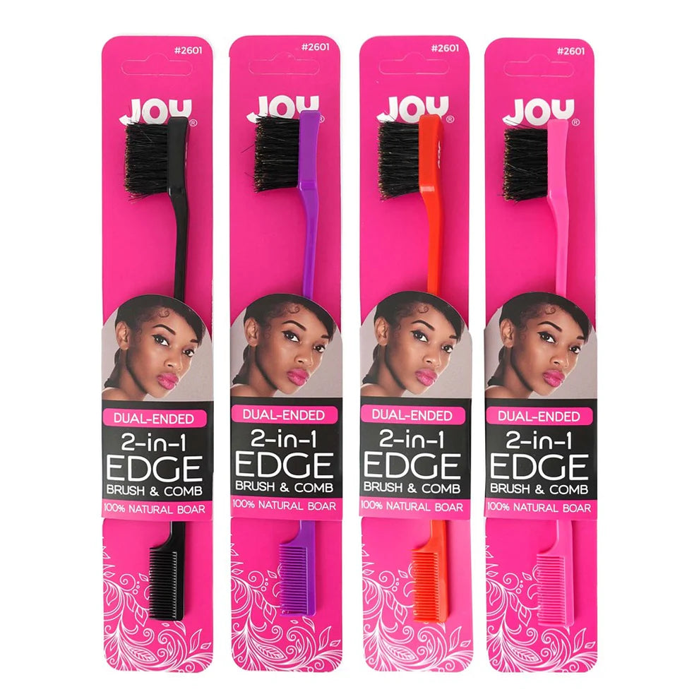 ANNIE Joy Brosse et peigne à double embout 2 en 1 pour les bords