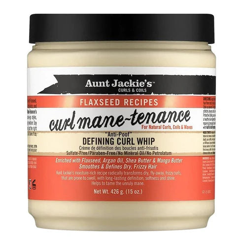 AUNT JACKIE'S Flaxseed Curl Manetenance Crème sculptante définissante pour boucles (425 g)