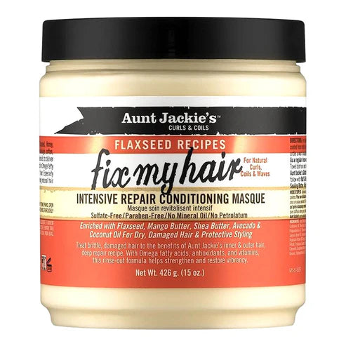 AUNT JACKIE'S Masque Réparateur aux Graines de Lin Fix My Hair (426g)
