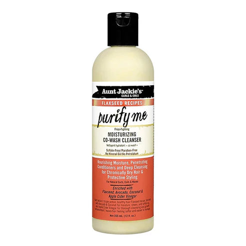 AUNT JACKIE'S Purify Me Démêlant Nettoyant à la Graine de Lin (355ml)
