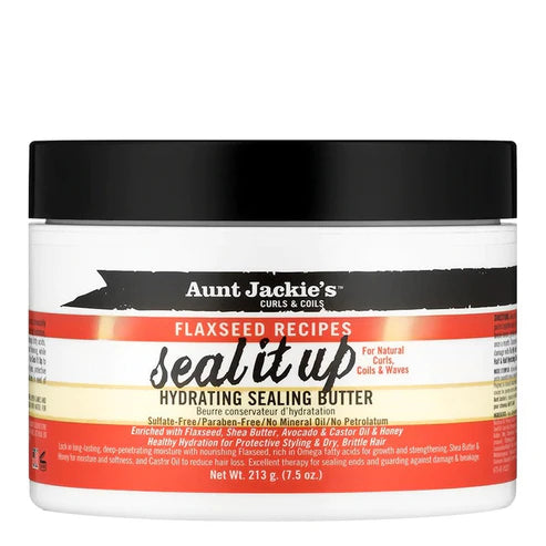AUNT JACKIE'S Flaxseed Beurre Scellant Hydratant Scellez-le (213g)