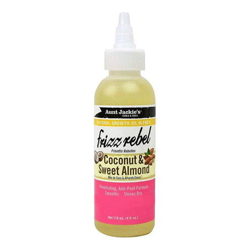 AUNT JACKIE'S Huile de Croissance Anti-Frisottis Coco & Amande Douce (120 ml)