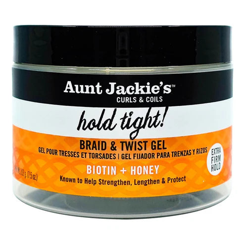 AUNT JACKIE'S Gel extra fort pour tresses et torsades Hold Tight (7.5oz)