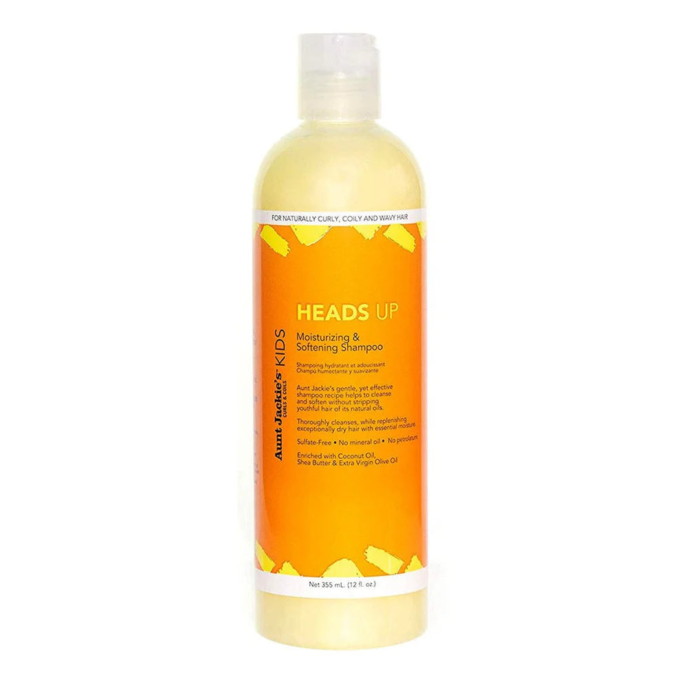 AUNT JACKIE'S Kids Shampoo Hydratant et Adoucissant Heads Up (355 ml)