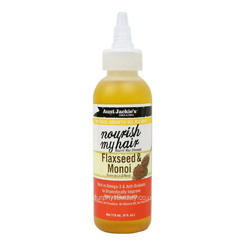 AUNT JACKIE'S Nourish My Hair Huile de Croissance Lin & Monoï (118ml)