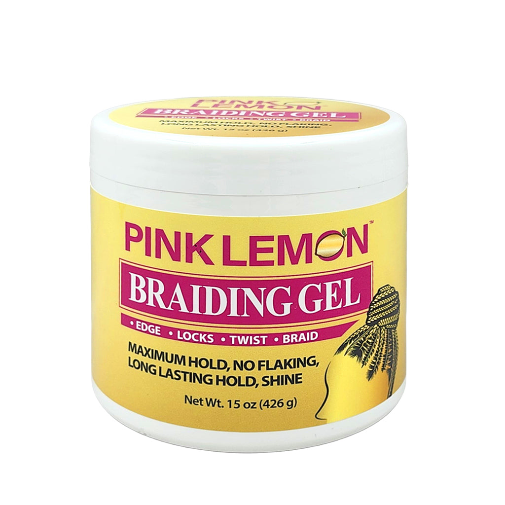 PINK LEMON  Braiding Gel  - 5oz/ 10oz/ 15oz