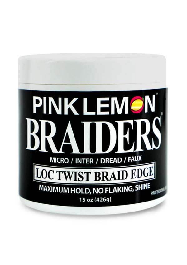 PINK LEMON BRAIDERS Loc Twist Braid Edge  -  5oz/ 10oz/ 15oz