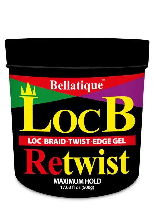BELLATIQUE LocB Retwist Edge Gel - 4oz / 8.8 oz / 17.63oz