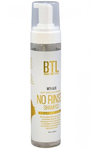 BTL Professional Braiding No-Rinse Shampoo with Aloe (8 oz)