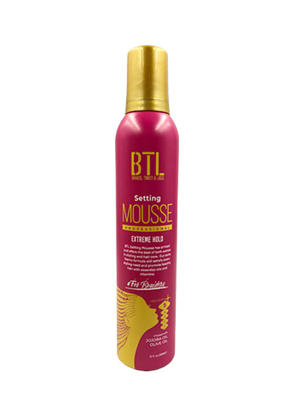 BTL Professional Setting Mousse (12 oz) — 3 Formulas