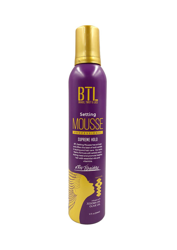 BTL Professional Setting Mousse (12 oz) — 3 Formulas