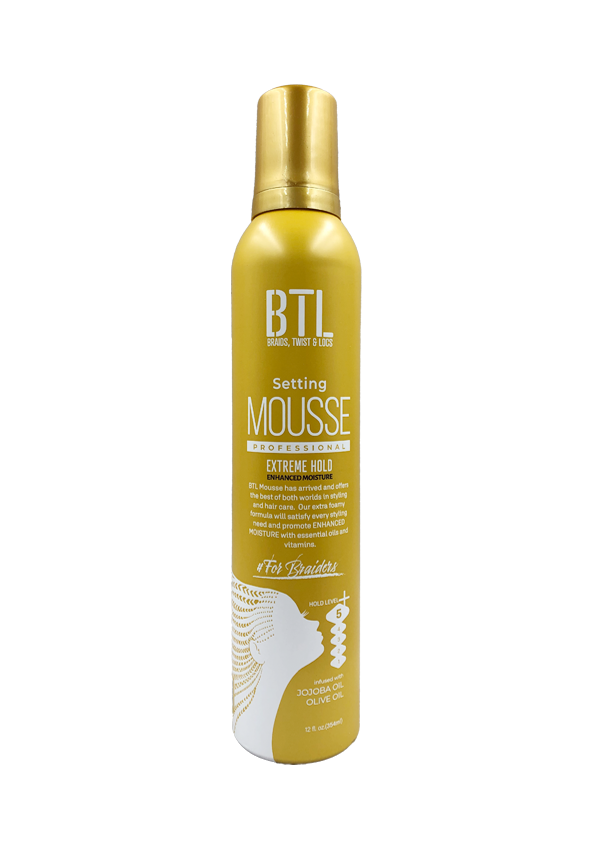 BTL professional Setting Mousse (12 oz) — 3 Formulas