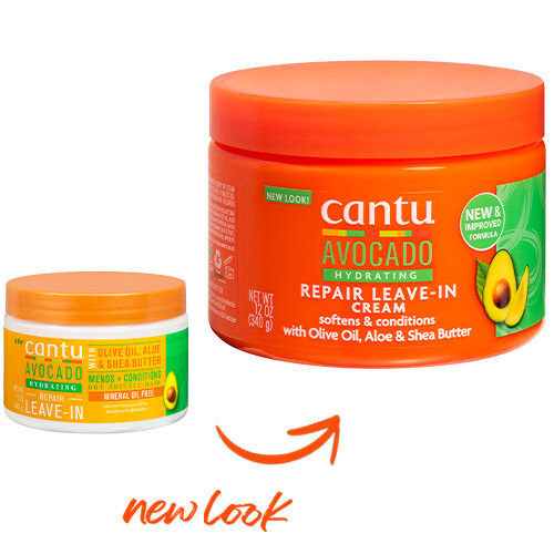 Cantu Crème réparatrice revitalisante sans rinçage à l'avocat (340g)