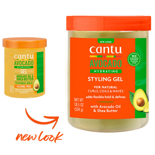 Gel coiffant hydratant à l'avocat Cantu (532g)