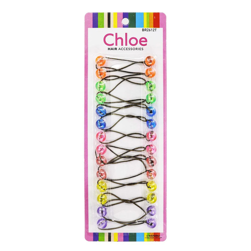 CHLOE 12mm Twin Beads Ponytails (14pcs)
