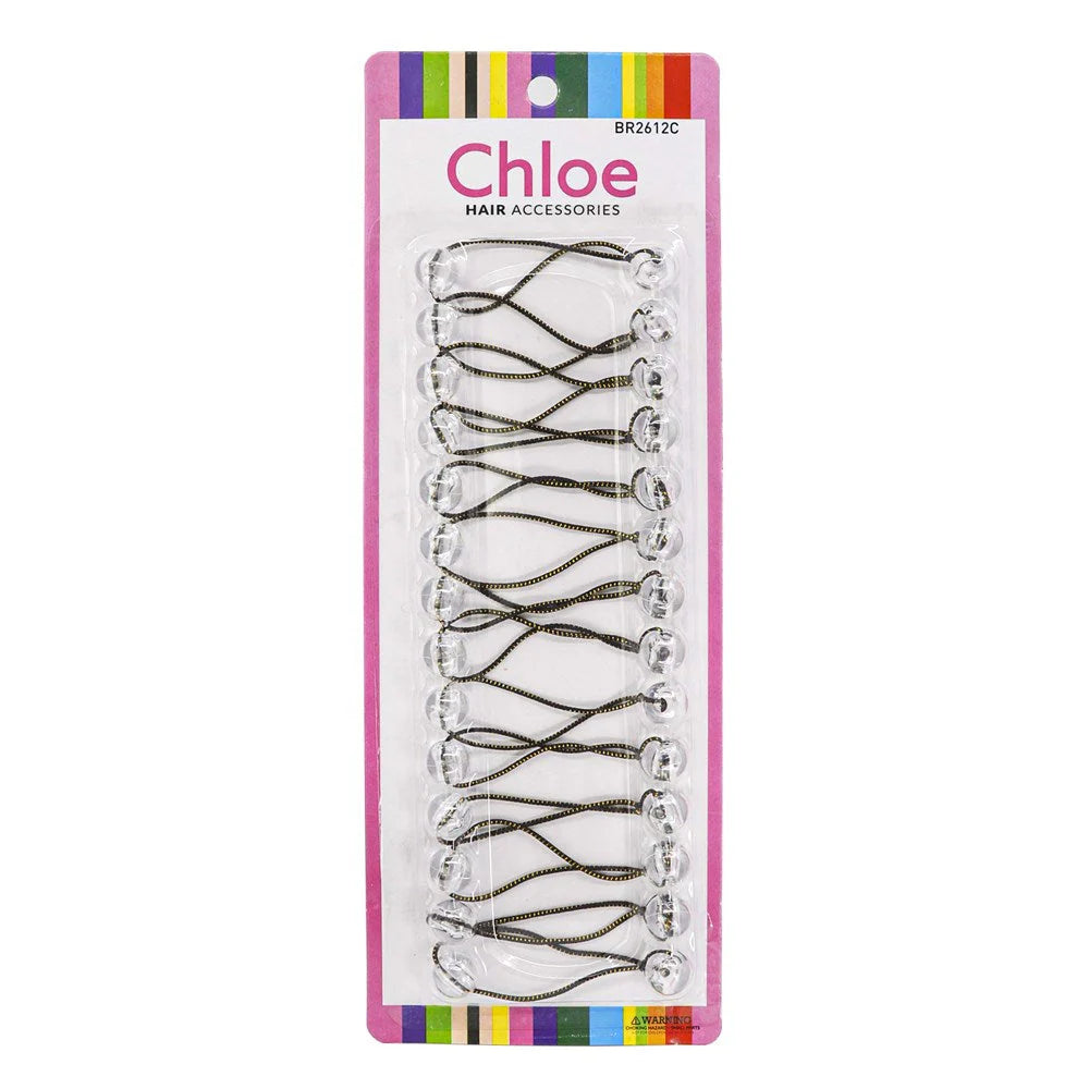 CHLOE 12mm Twin Beads Ponytails (14pcs)