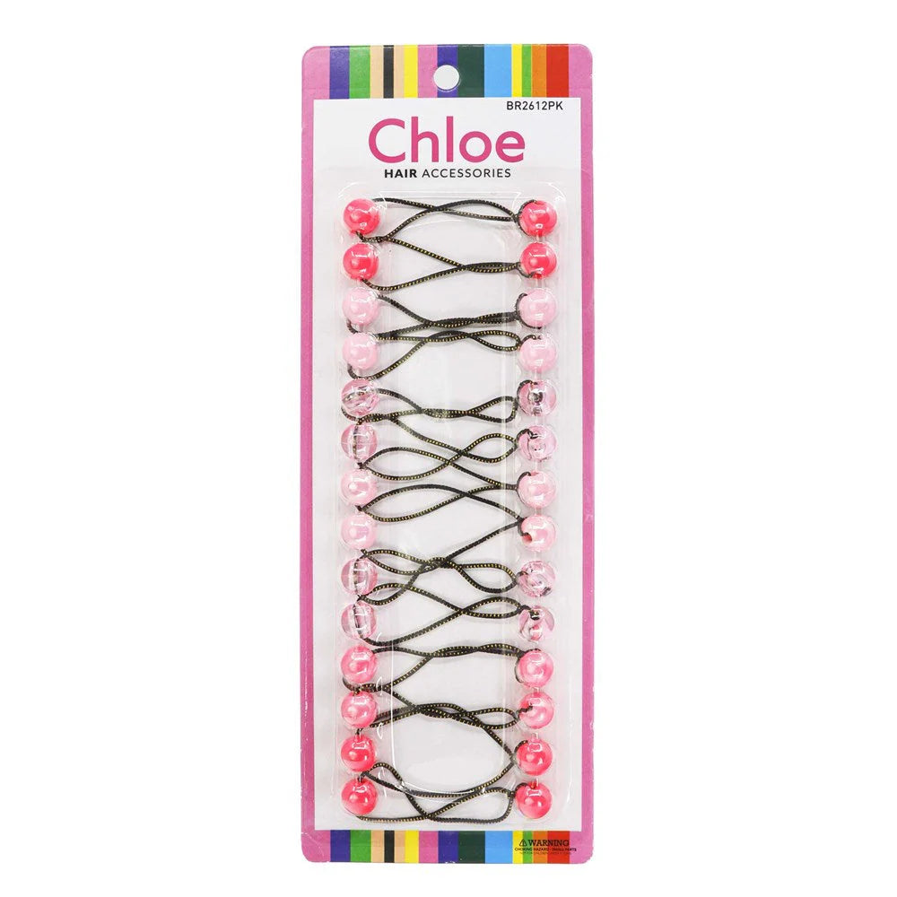 CHLOE 12mm Twin Beads Ponytails (14pcs)