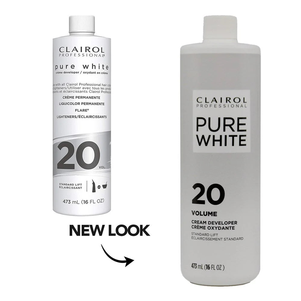 CLAIROL Pure White Creme Developer - Vol 20 (16oz)