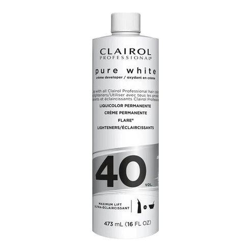 CLAIROL Pure White Creme Developer - Vol 40 (16oz)