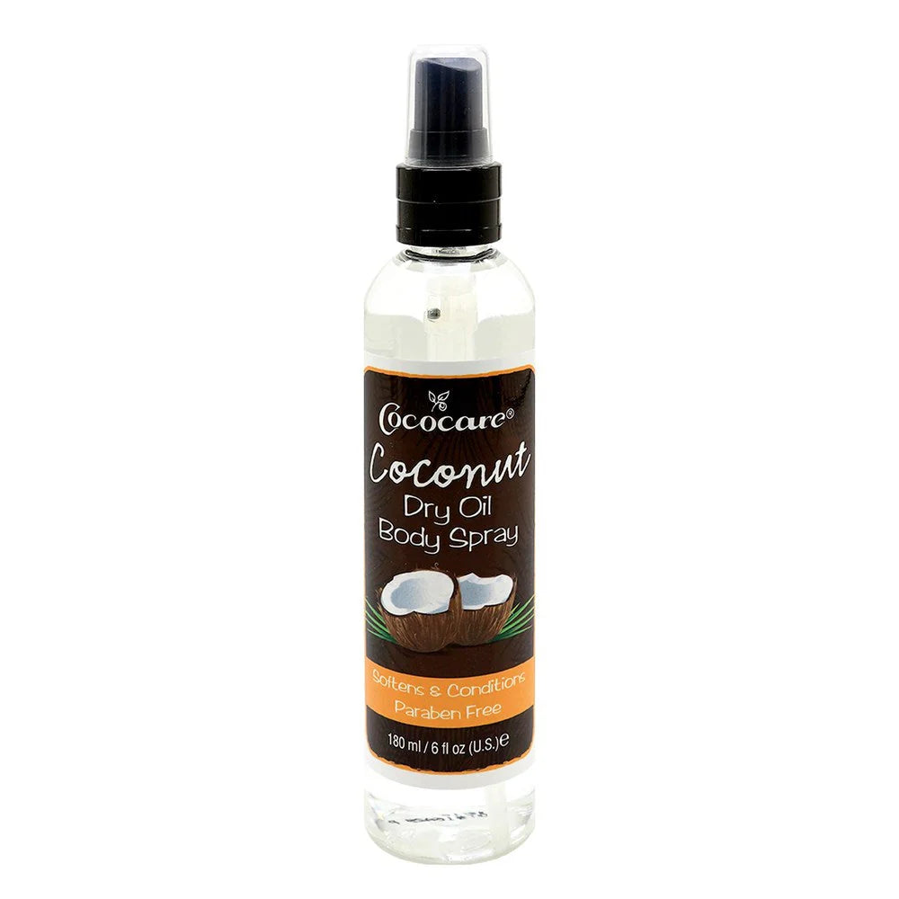 COCOCARE Spray corporel à l'huile sèche de noix de coco (177 ml)