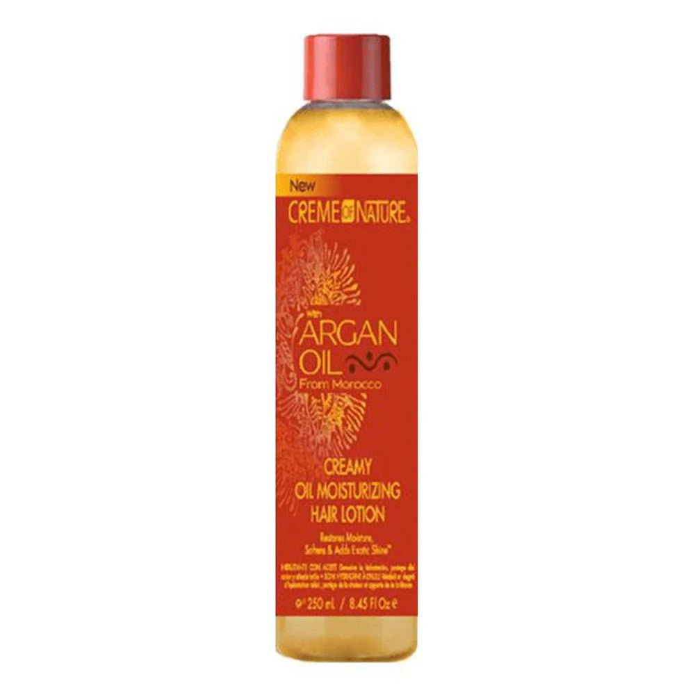 CREME OF NATURE Huile d'Argan Crème Huile Hydratante pour Cheveux (250 ml)