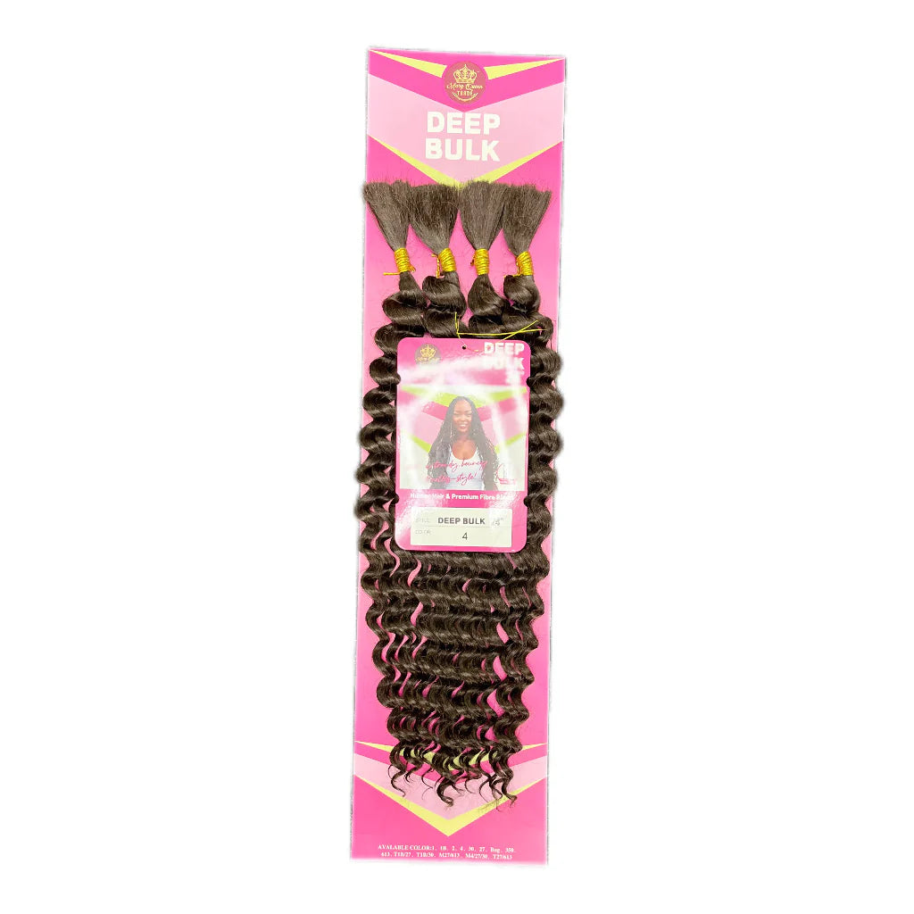 MARY QUEEN TRADE Boho Deep Bulk 24" Braiding Hair