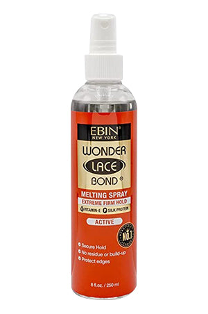Ebin Wonder Lace Bond Lace Melt Spray [Extreme Firm Hold] - ACTIVE