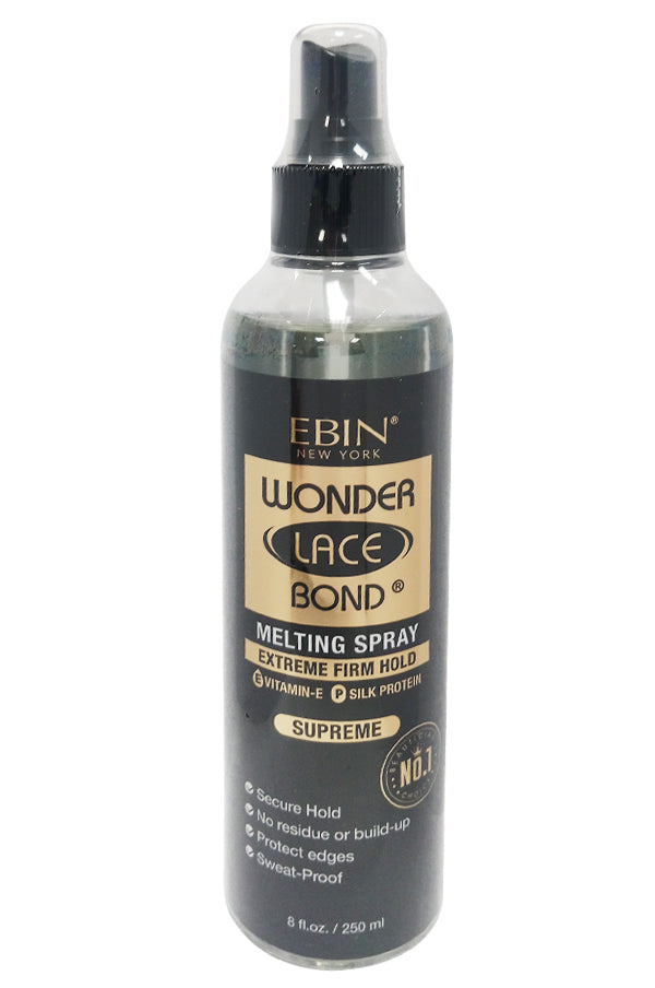 Ebin Wonder Lace Bond Lace Melt Spray [Extreme Firm Hold] - SUPREME
