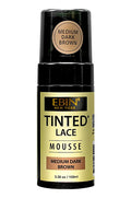 EBIN Tinted Lace Mousse (3.38 oz) - Medium Dark Brown / Dark Brown
