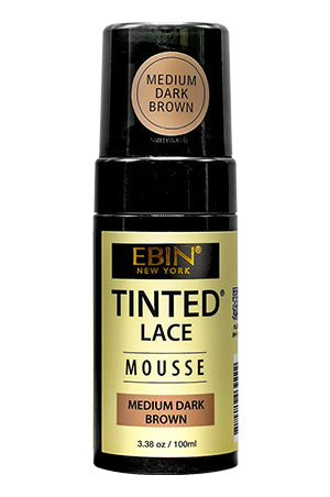 EBIN Tinted Lace Mousse (3.38 oz) - Medium Dark Brown / Dark Brown