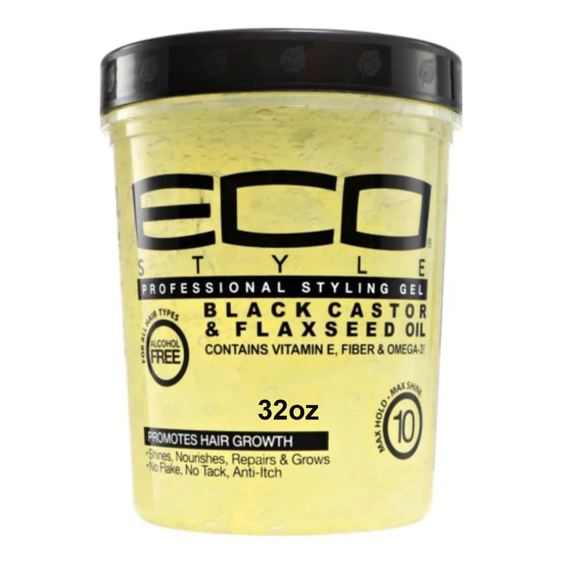 Gel Coiffant ECO [Huile de Ricin Noire & de Lin]